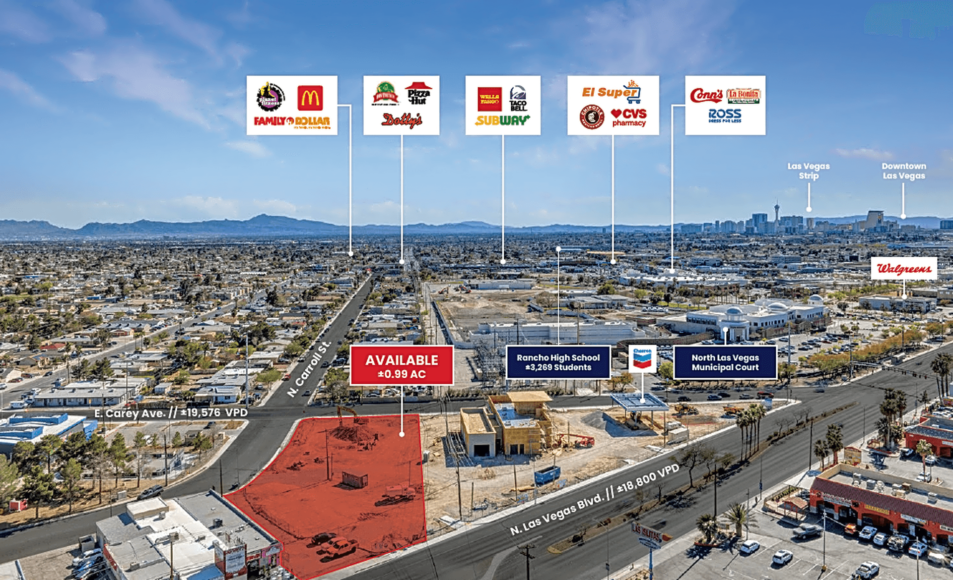 NEC Las Vegas Blvd. & Carey Ave.